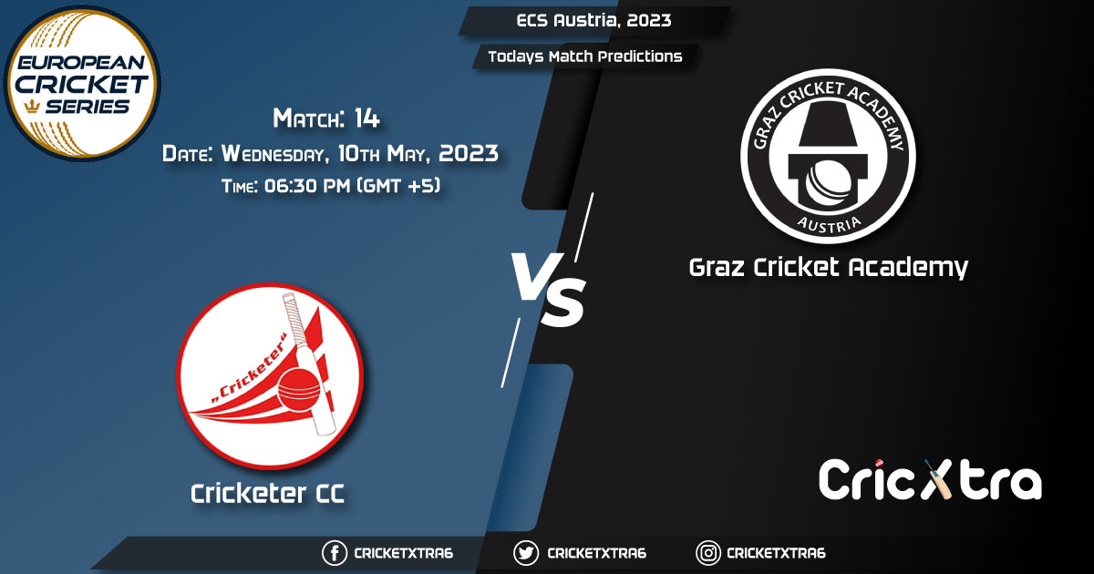ECS Austria, 2023, CCC vs GCA 14th Match Prediction, Fantasy Cricket Tips, Pitch Report and Injury Update