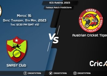 ECS Austria, 2023, SNA vs ACT 16th Match Prediction, Fantasy Cricket Tips, Pitch Report and Injury Update