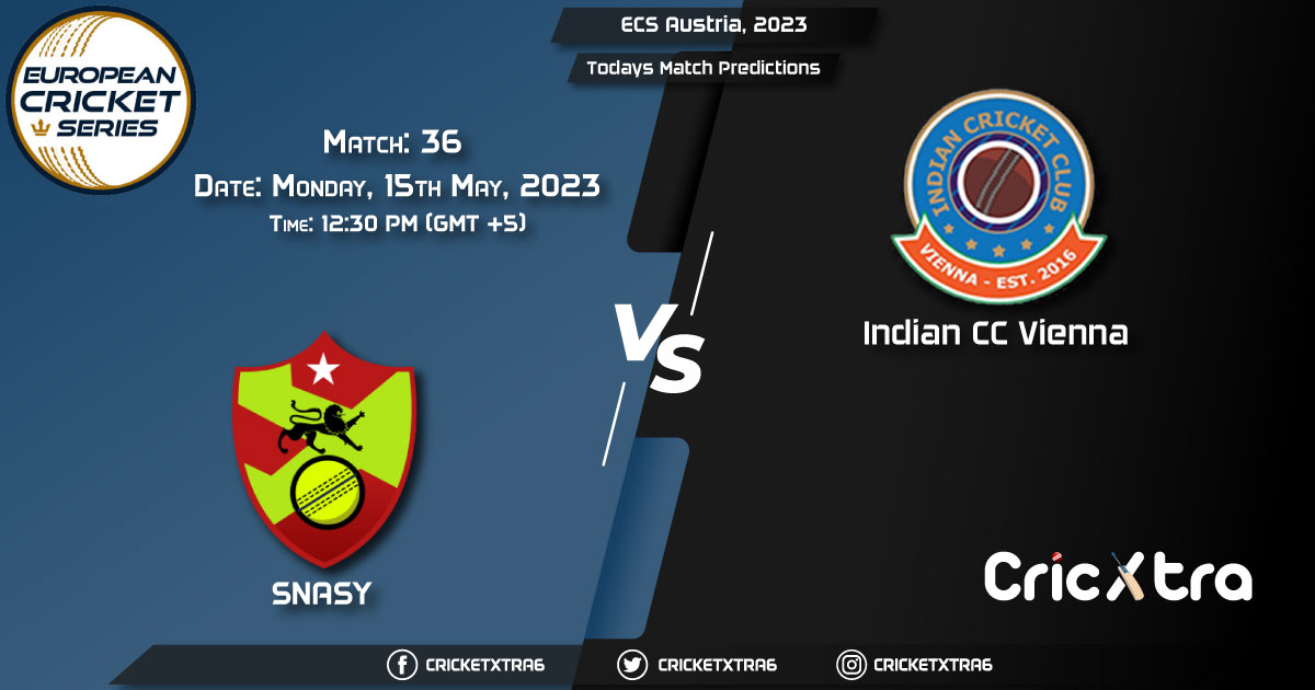 ECS Austria, 2023, SNA vs ICCV 36th Match Prediction, Fantasy Cricket Tips, Pitch Report and Injury Update