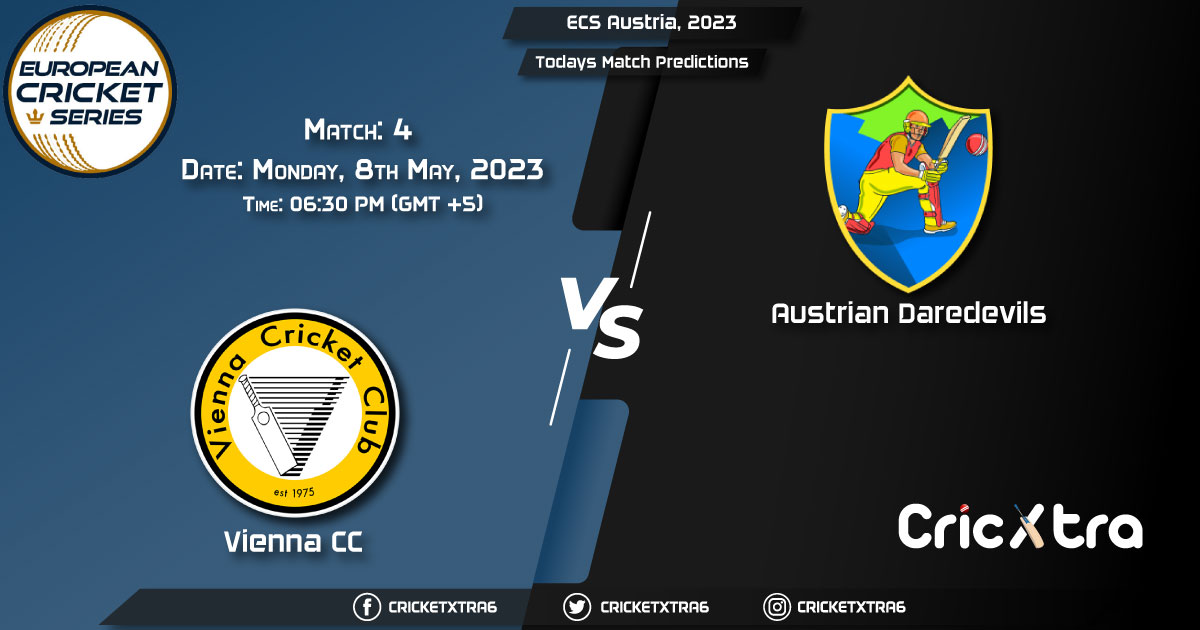 ECS Austria, 2023, VCC vs ADD 4th Match Prediction, Fantasy Cricket Tips, Pitch Report and Injury Update