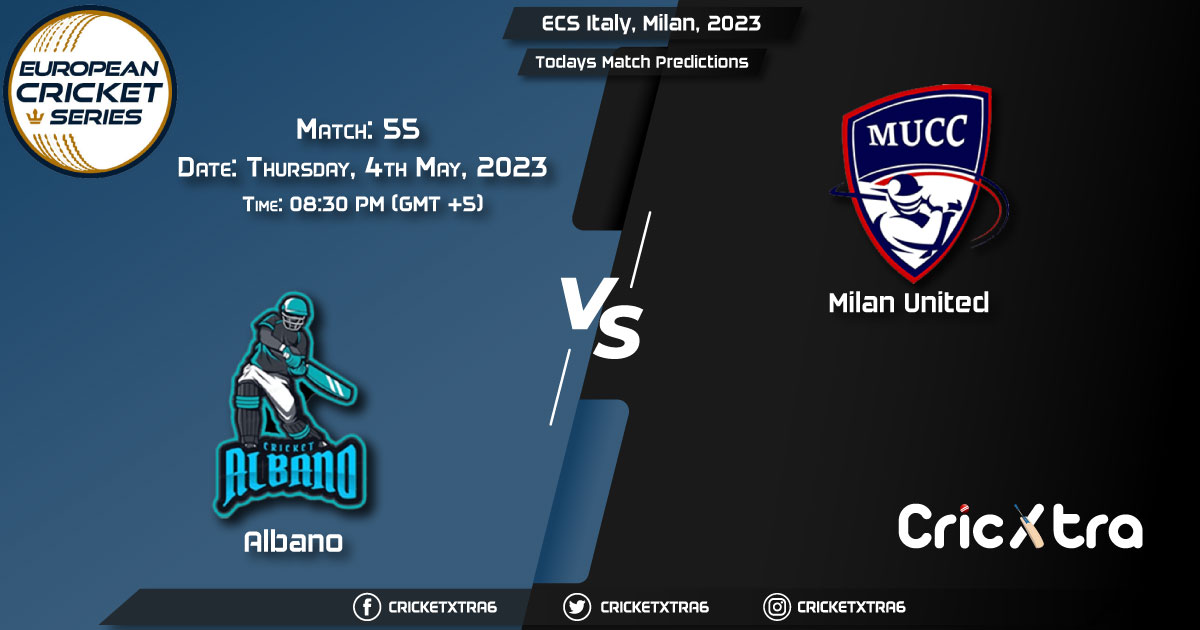 ECS Italy, Milan, 2023, ALB vs MU 55th Match Prediction, Fantasy Cricket Tips, Pitch Report and Injury Update