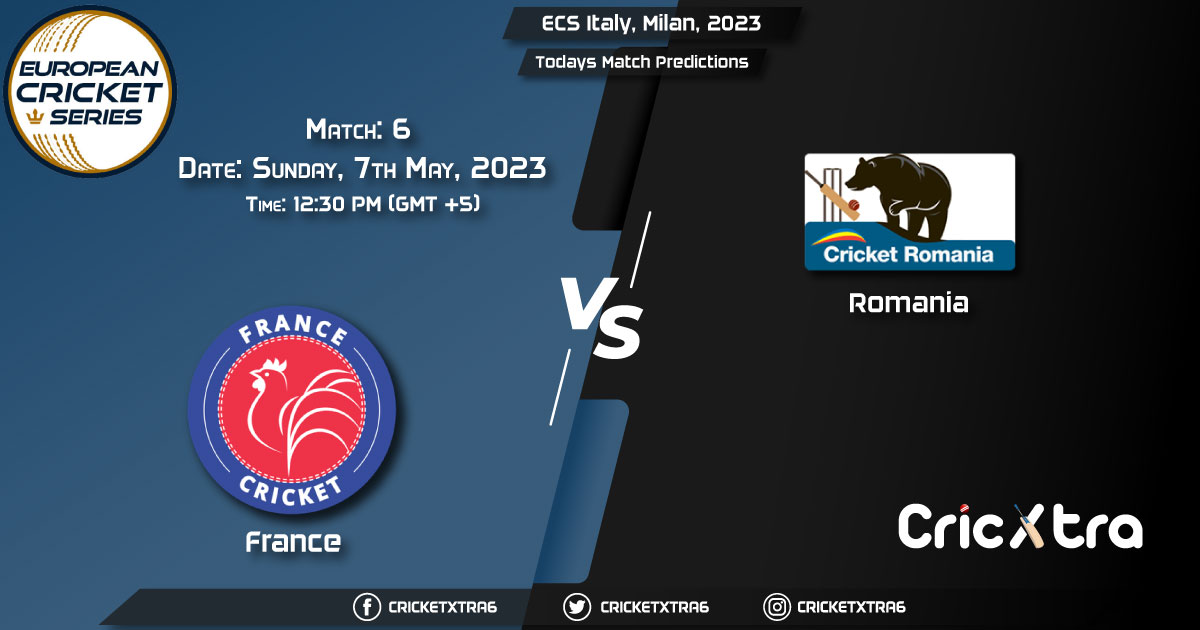 ECS Italy, Milan, 2023, FRA vs ROM 6th Match Prediction, Fantasy Cricket Tips, Pitch Report and Injury Update