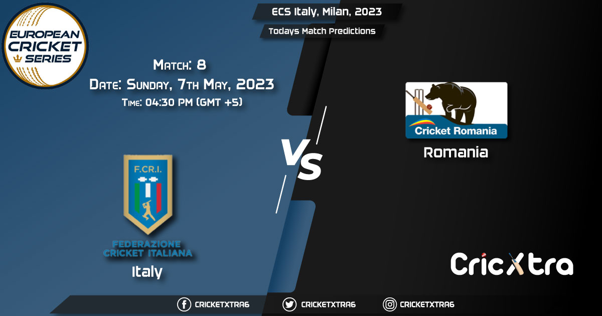ECS Italy, Milan, 2023, ITA vs ROM 8th Match Prediction, Fantasy Cricket Tips, Pitch Report and Injury Update