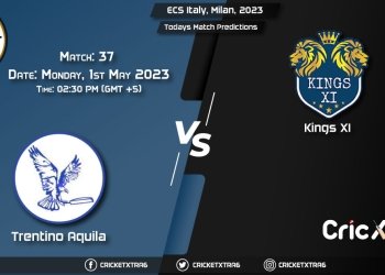 ECS Italy, Milan, 2023, TRA vs KIN-XI 37th Match Prediction, Fantasy Cricket Tips, Pitch Report and Injury Update