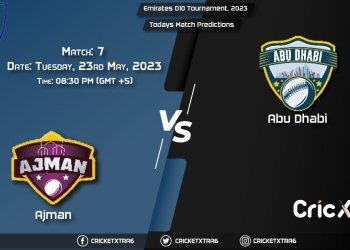 Emirates D10 Tournament, 2023, AJM vs ABD 7th Match Prediction, Fantasy Cricket Tips