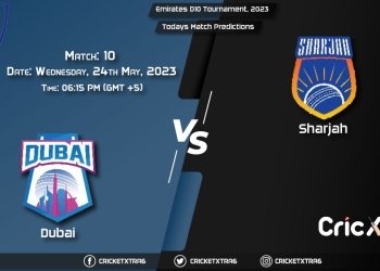 Emirates D10 Tournament, 2023, DUB vs SHA 10th Match Prediction, Fantasy Cricket Tips