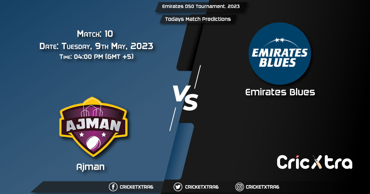 Emirates D50 Tournament, 2023, AJM vs EMB 10th Match Prediction, Fantasy Cricket Tips, Pitch Report and Injury Update