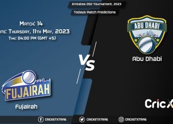 Emirates D50 Tournament, 2023, FUJ vs ABD 14th Match Prediction, Fantasy Cricket Tips, Pitch Report and Injury Update