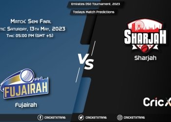 Emirates D50 Tournament, 2023, FUJ vs SHA Semi Final Match Prediction, Fantasy Cricket Tips, Pitch Report and Injury Update