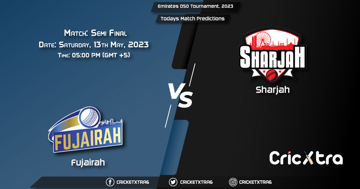Emirates D50 Tournament, 2023, FUJ vs SHA Semi Final Match Prediction, Fantasy Cricket Tips, Pitch Report and Injury Update
