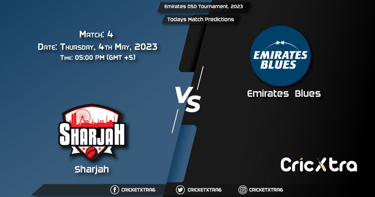 Emirates D50 Tournament, 2023, SHA vs EMB 4th Match Prediction, Fantasy Cricket Tips, Pitch Report and Injury Update