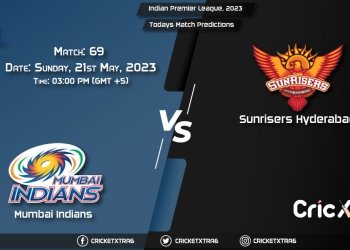 Indian Premier League, 2023, MI vs SRH 69th Match Prediction, Fantasy Cricket Tips, Pitch Report and Injury Update