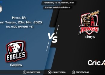 Pondicherry T10 Tournament, 2023, EAG vs KGS 24th Match Prediction, Fantasy Cricket Tips, Pitch Report and Injury Update
