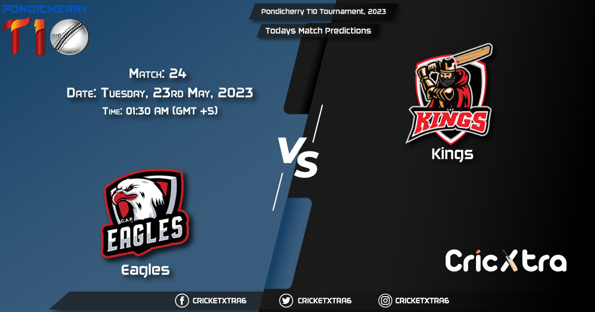 Pondicherry T10 Tournament, 2023, EAG vs KGS 24th Match Prediction, Fantasy Cricket Tips, Pitch Report and Injury Update