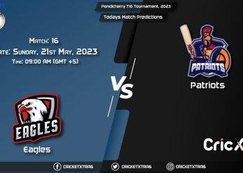 Pondicherry T10 Tournament, 2023, EAG vs PAT 16th Match Prediction, Fantasy Cricket Tips, Pitch Report and Injury Update