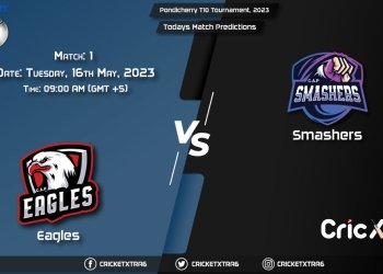 Pondicherry T10 Tournament, 2023, EAG vs SMA 1st Match Prediction, Fantasy Cricket Tips, Pitch Report and Injury Update