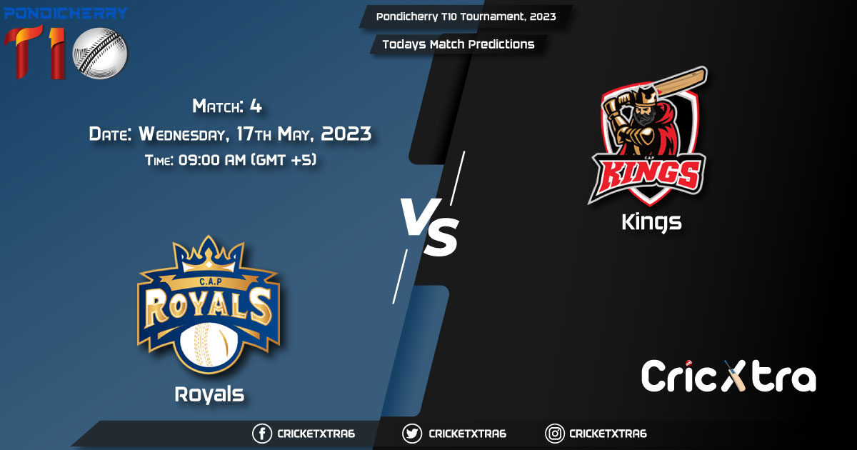 Pondicherry T10 Tournament, 2023, ROY vs KGS 4th Match Prediction, Fantasy Cricket Tips, Pitch Report and Injury Update