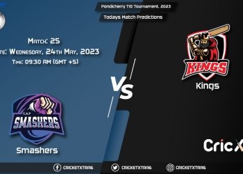 Pondicherry T10 Tournament, 2023, SMA vs KGS 25th Match Prediction, Fantasy Cricket Tips, Pitch Report and Injury Update