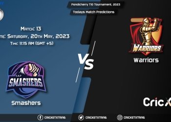 Pondicherry T10 Tournament, 2023, SMA vs WAR 13th Match Prediction, Fantasy Cricket Tips, Pitch Report and Injury Update