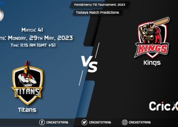 Pondicherry T10 Tournament, 2023, TIT vs KGS 41st Match Prediction, Fantasy Cricket Tips, Pitch Report and Injury Update