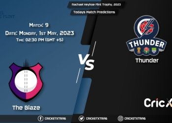 Rachael Heyhoe Flint Trophy, 2023, TBZ vs THU 9th Match Prediction, Fantasy Cricket Tips, Pitch Report and Injury Update
