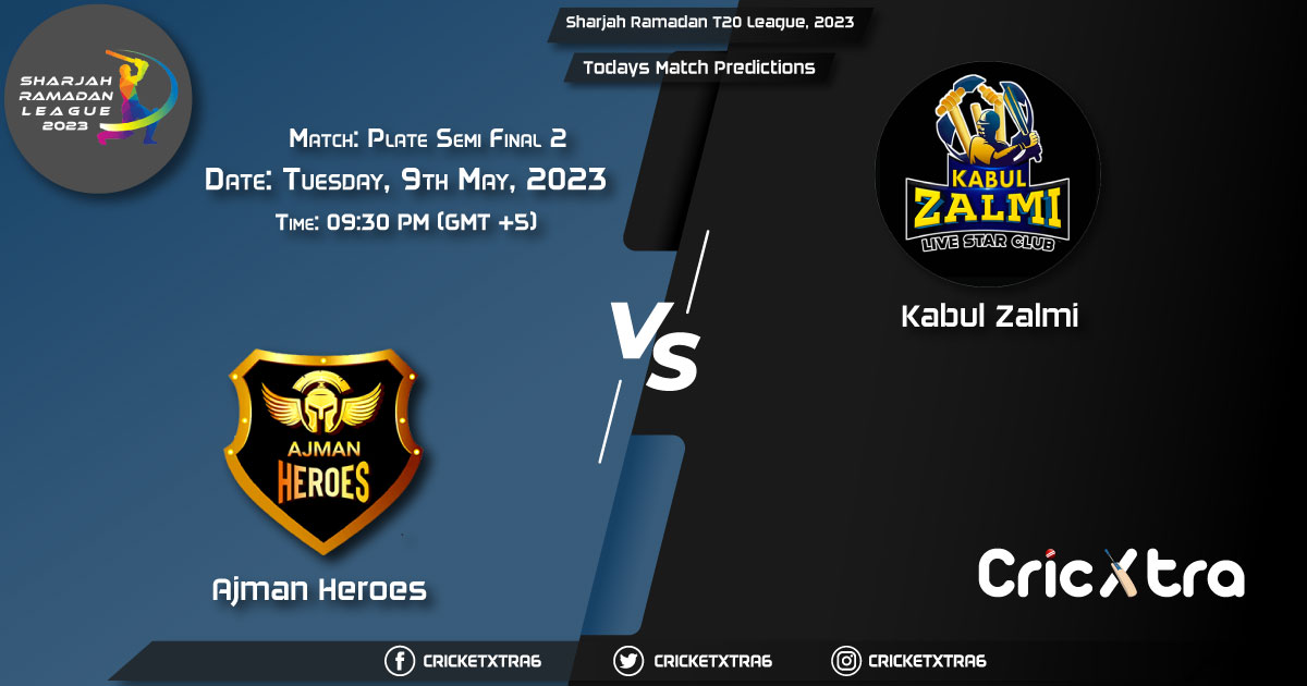 Sharjah Ramadan T20 League, 2023, AJH vs KZLS Plate Semi Final 2 Match Prediction, Fantasy Cricket Tips, Pitch Report and Injury Update