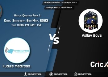 Sharjah Ramadan T20 League, 2023, FM vs VB Quarter Final 1 Match Prediction, Fantasy Cricket Tips, Pitch Report and Injury Update
