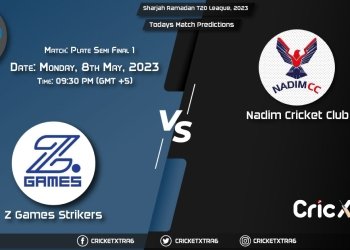 Sharjah Ramadan T20 League, 2023, ZGS vs NDC Plate Semi Final 1 Match Prediction, Fantasy Cricket Tips, Pitch Report and Injury Update