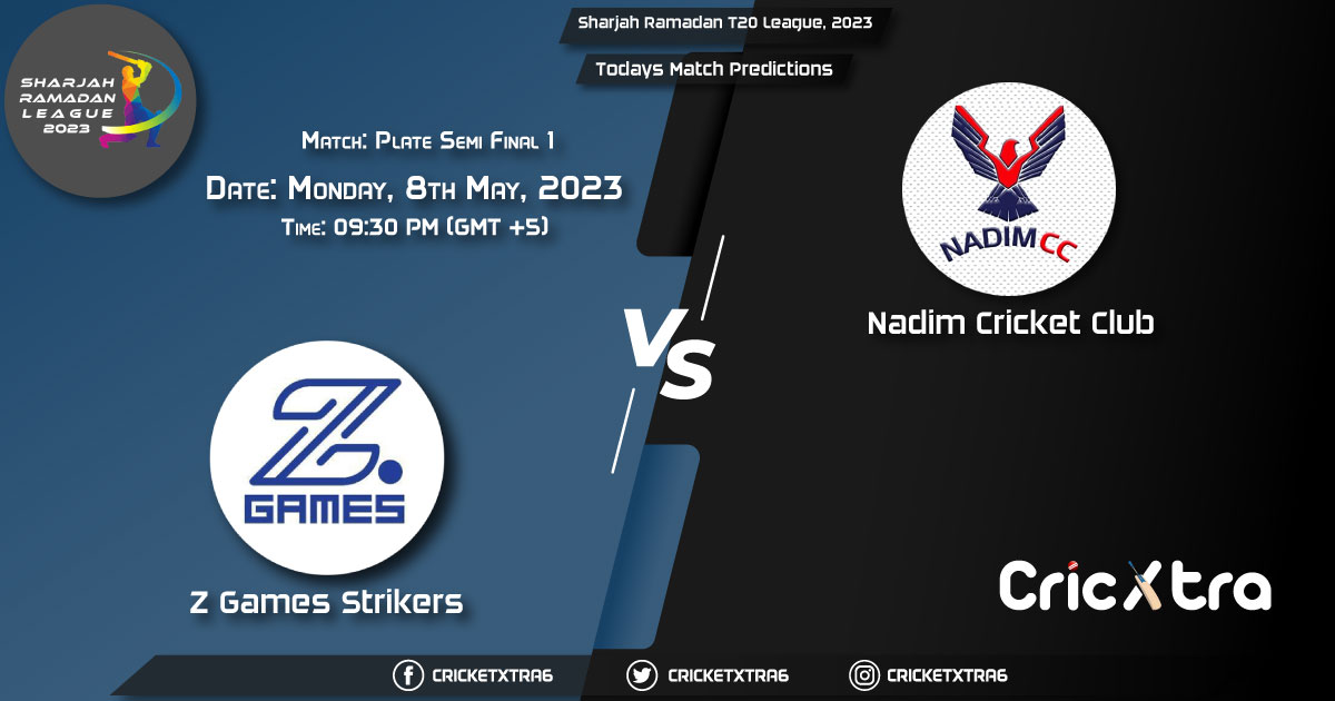 Sharjah Ramadan T20 League, 2023, ZGS vs NDC Plate Semi Final 1 Match Prediction, Fantasy Cricket Tips, Pitch Report and Injury Update