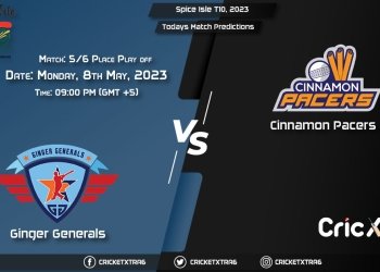 Spice Isle T10, 2023, GG vs CP 56 Place Play off Match Prediction, Fantasy Cricket Tips, Pitch Report and Injury Update