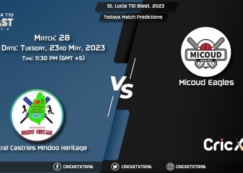 St. Lucia T10 Blast, 2023, CCMH vs ME 28th Match Prediction, Fantasy Cricket Tips, Pitch Report and Injury Update