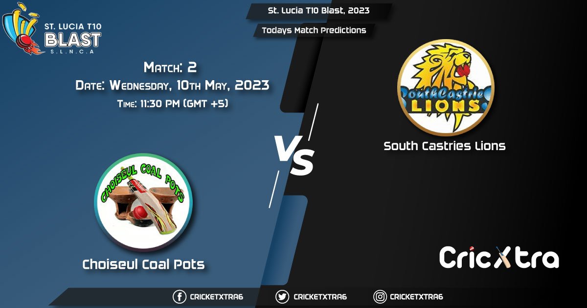 St. Lucia T10 Blast, 2023, CCP vs SCL 2nd Match Prediction, Fantasy Cricket Tips, Pitch Report and Injury Update