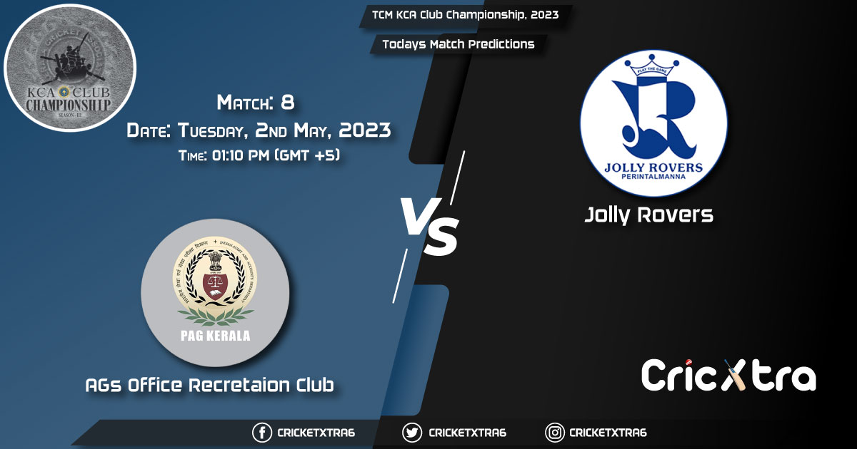 TCM KCA Club Championship, 2023, AGR vs JRO 8th Match Prediction, Fantasy Cricket Tips, Pitch Report and Injury Update