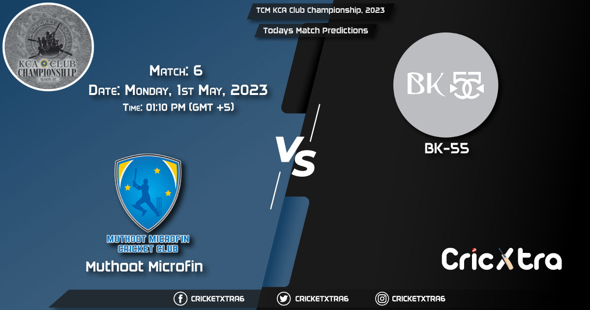 TCM KCA Club Championship, 2023, MCC vs BKK 6th Match Prediction, Fantasy Cricket Tips, Pitch Report and Injury Update