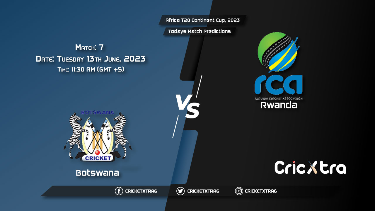 Africa T20 Continent Cup, 2023, BOT vs RWA 7th Match Prediction, Fantasy Cricket Tips