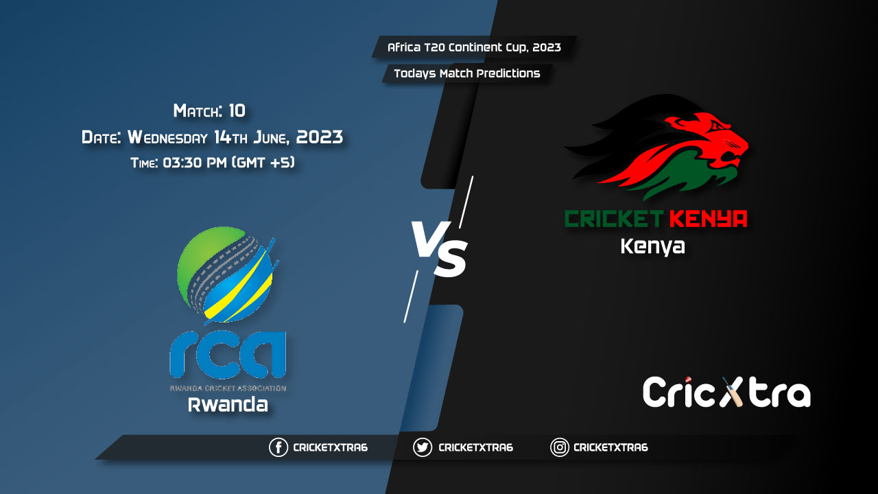 Africa T20 Continent Cup, 2023, RWN vs KEN 10th Match Prediction, Fantasy Cricket Tips