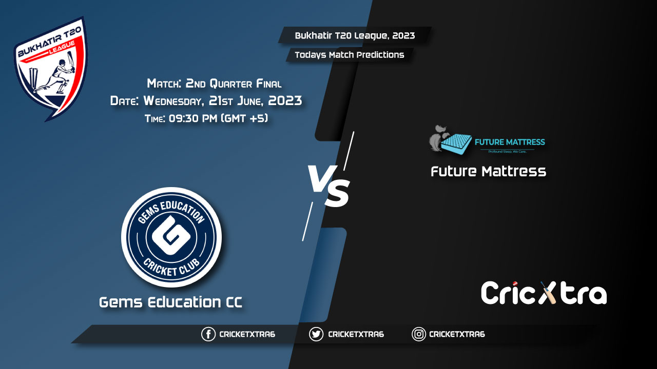 Bukhatir T20 League, 2023, GED vs FM 2nd Quarter Final Match Prediction, Fantasy Cricket Tips