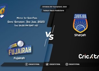 Emirates D10 Tournament, 2023, FUJ vs SHA 1st Semi-Final Match Prediction, Fantasy Cricket Tips