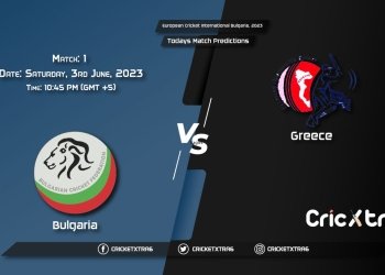 European Cricket International Bulgaria, 2023, BUL vs GRE 1st Match Prediction, Fantasy Cricket Tips