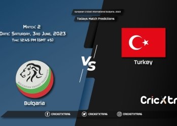 European Cricket International Bulgaria, 2023, BUL vs TUR 2nd Match Prediction, Fantasy Cricket Tips
