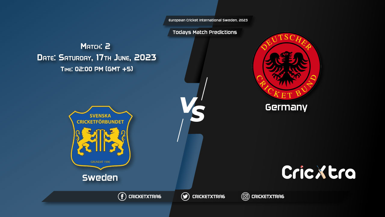 European Cricket International Sweden, 2023, SWE vs GER 2nd Match Prediction, Fantasy Cricket Tips