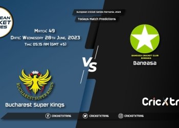 European Cricket Series Romania, 2023, BSK vs BAN 49th Match Prediction, Fantasy Cricket Tips