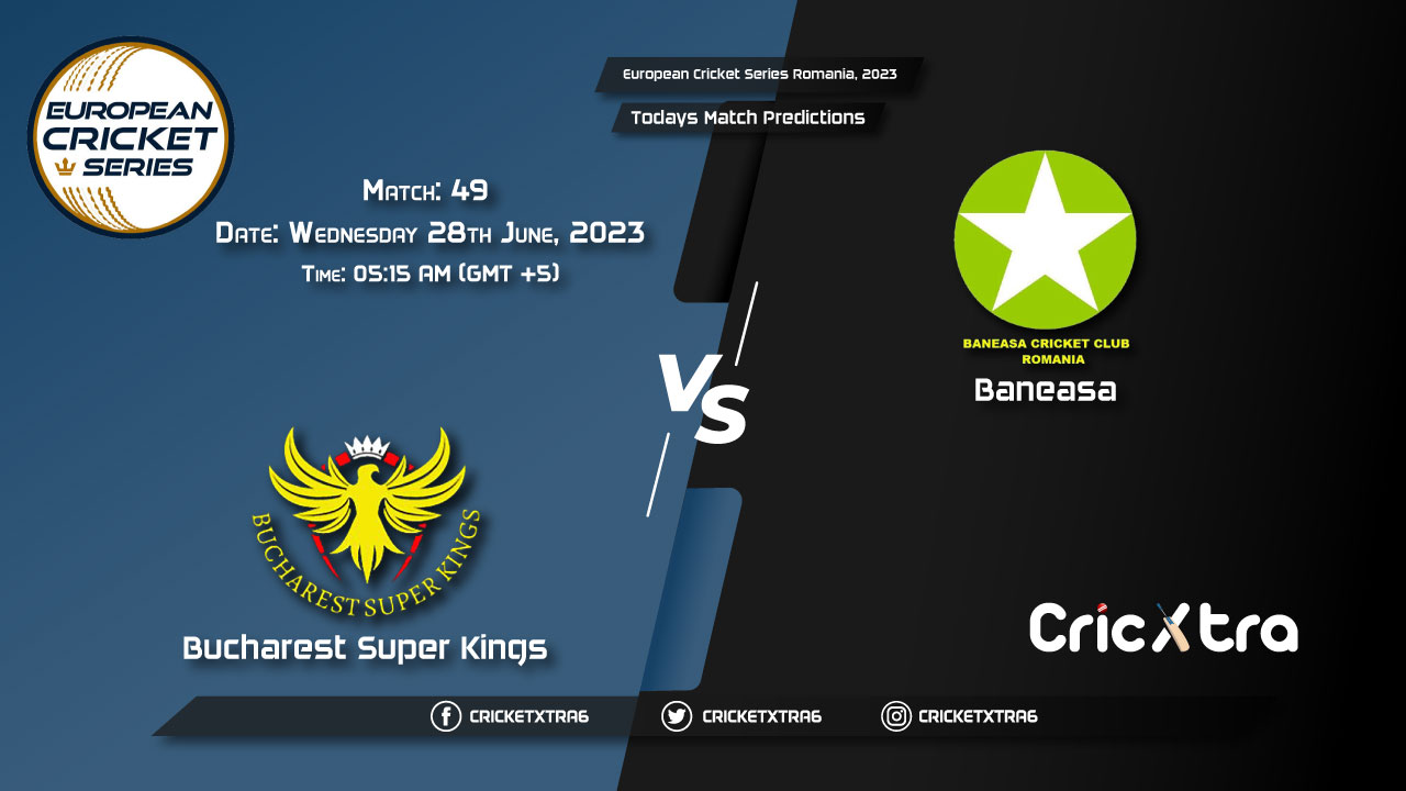 European Cricket Series Romania, 2023, BSK vs BAN 49th Match Prediction, Fantasy Cricket Tips