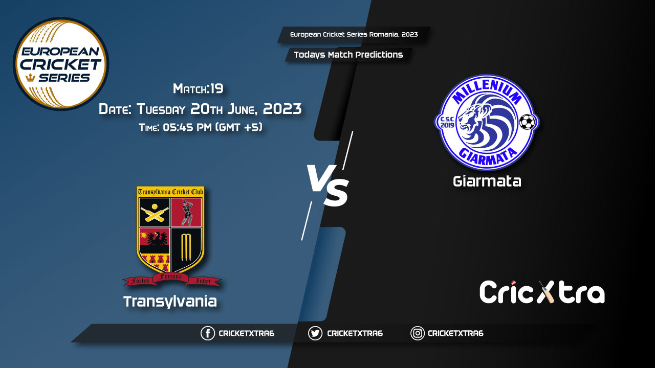 European Cricket Series Romania, 2023, TRA vs GIA 19th Match Prediction, Fantasy Cricket Tips
