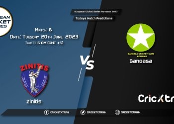 European Cricket Series Romania, 2023, ZIN vs BAN 6th Match Prediction, Fantasy Cricket Tips