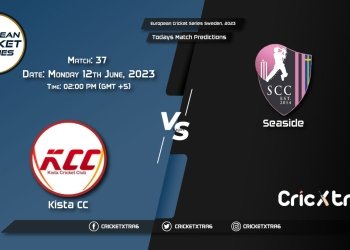 European Cricket Series Sweden, 2023, KCC vs SSD 37th Match Prediction, Fantasy Cricket Tips