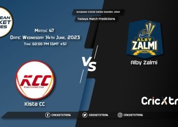 European Cricket Series Sweden, 2023, KSS vs ALZ 47th Match Prediction, Fantasy Cricket Tips