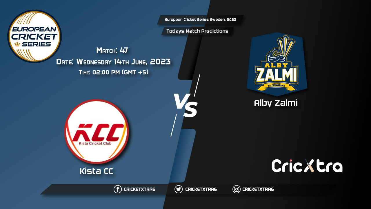 European Cricket Series Sweden, 2023, KSS vs ALZ 47th Match Prediction, Fantasy Cricket Tips
