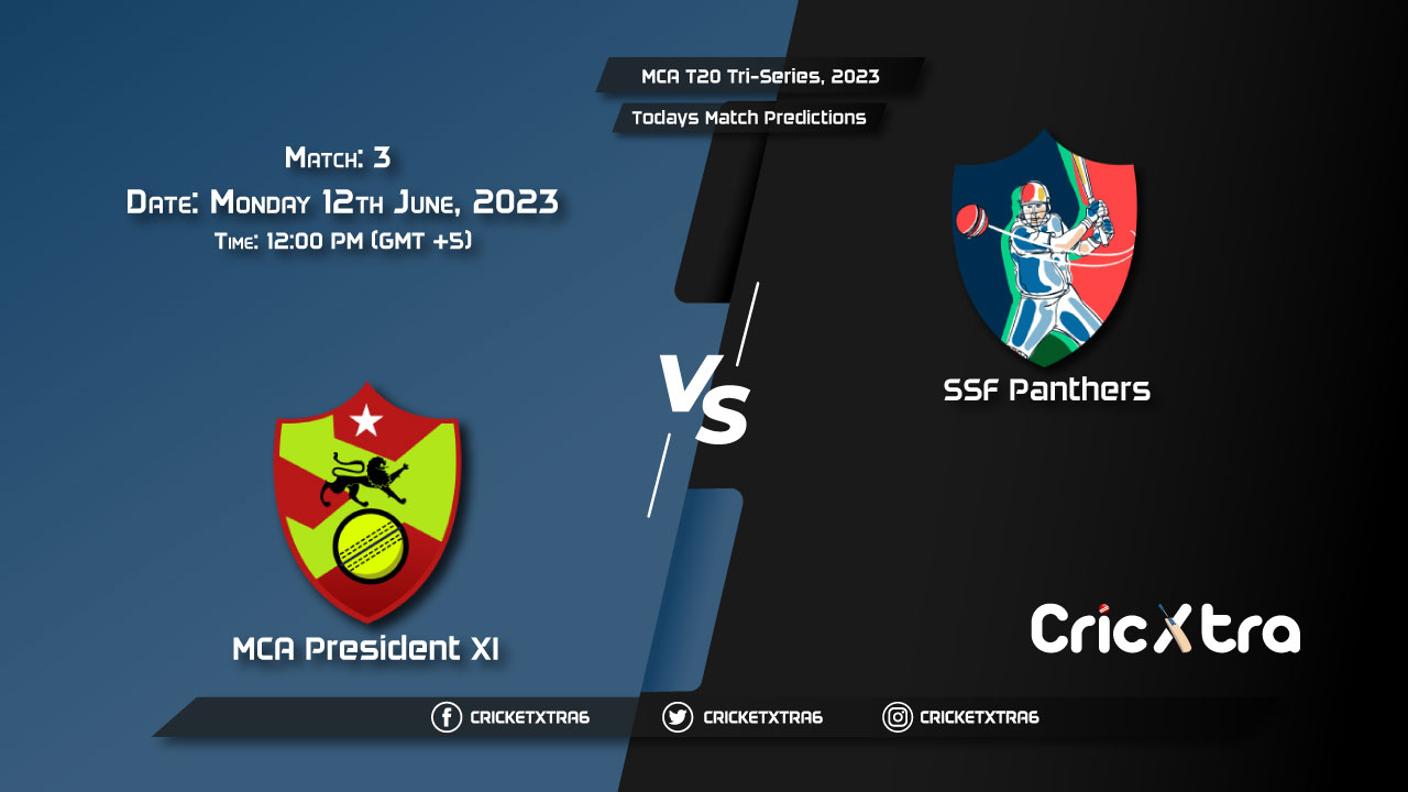 MCA T20 Tri-Series, 2023, MAP vs SSF 3rd Match Prediction, Fantasy Cricket Tips