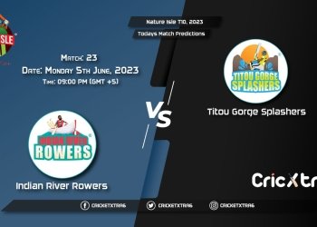 Nature Isle T10, 2023, IRR vs TGS 23rd Match Prediction, Fantasy Cricket Tips